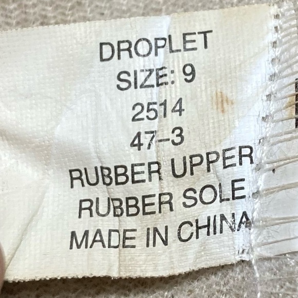 Nomad Womens Gingham Droplet Rubber Waterproof Ankle Rain Boots Shoes  SZ US 9 - Picture 11 of 11